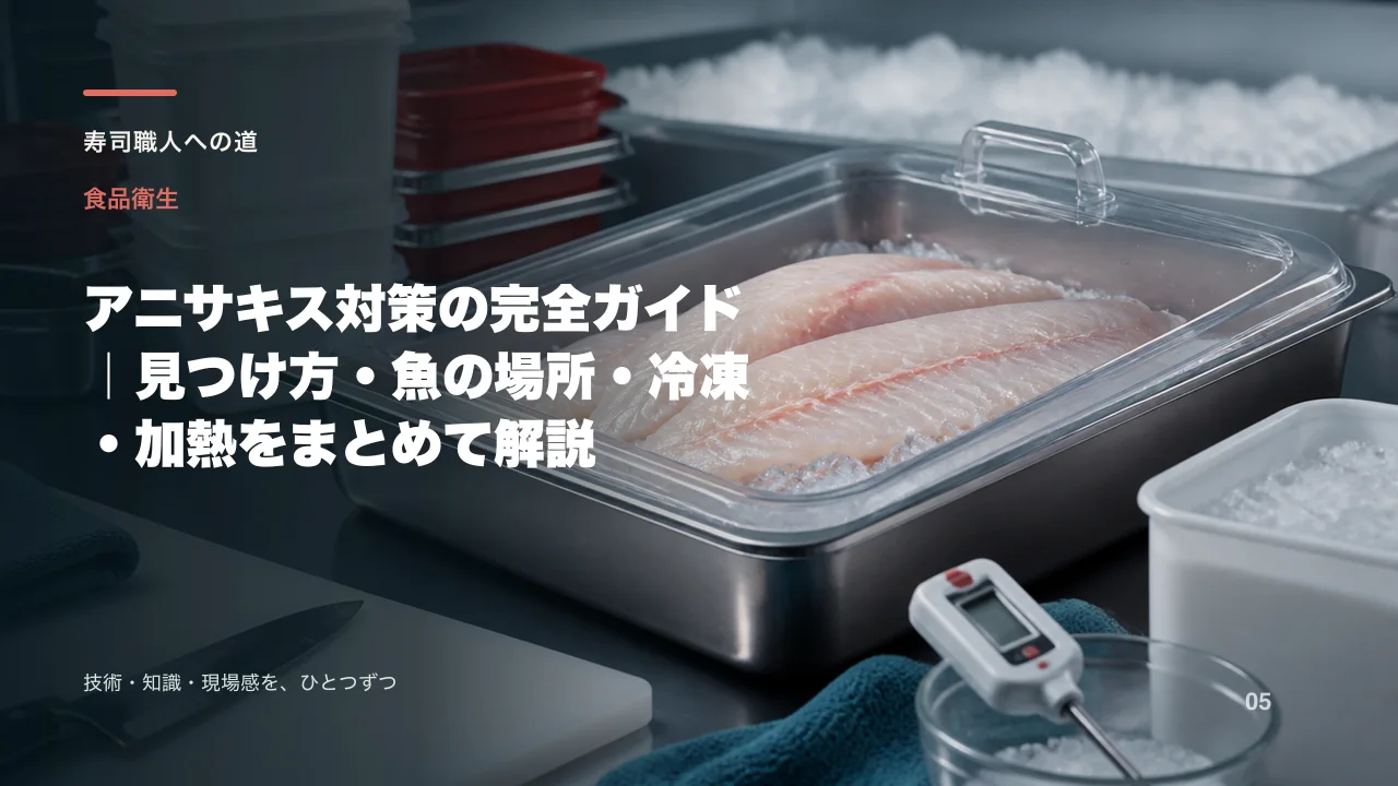 アニサキス対策の完全ガイド|見つけ方・魚の場所・冷凍・加熱をまとめて解説