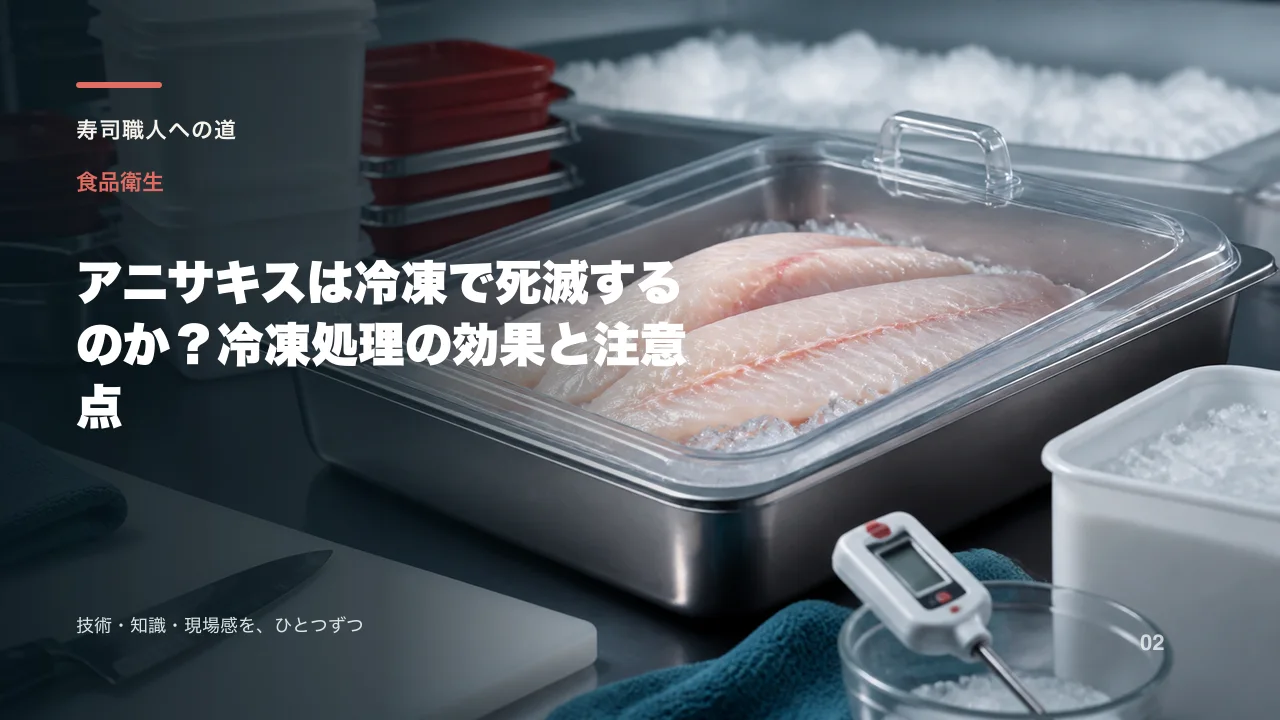 アニサキスは冷凍で死滅するのか?冷凍処理の効果と注意点