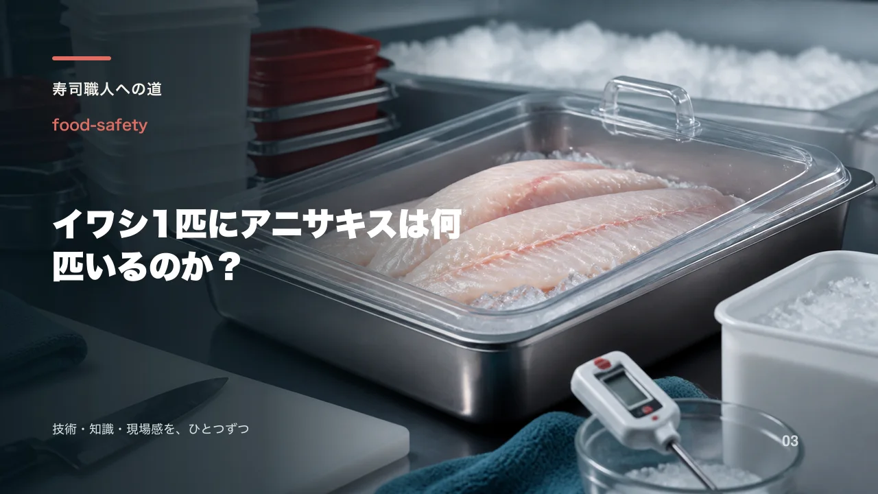 イワシ1匹にアニサキスは何匹いるのか?