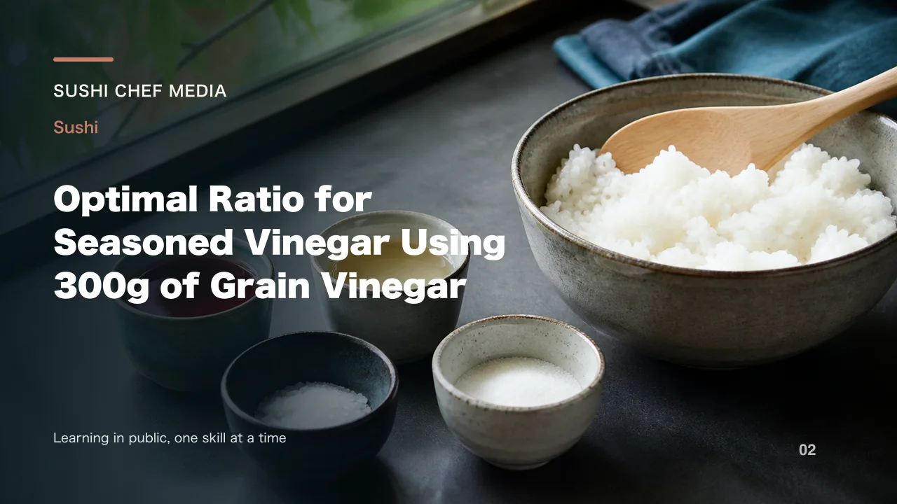 Optimal Ratio for Seasoned Vinegar Using 300g of Grain Vinegar