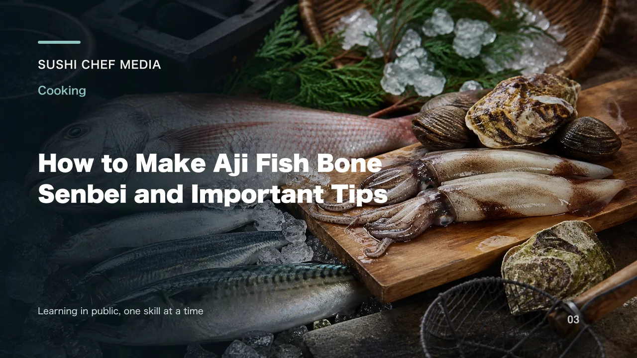How to Make Aji Fish Bone Senbei and Important Tips
