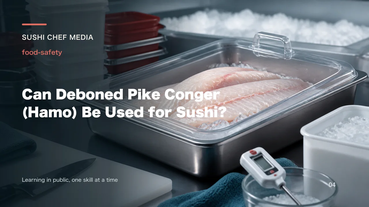 Can Deboned Pike Conger (Hamo) Be Used for Sushi?