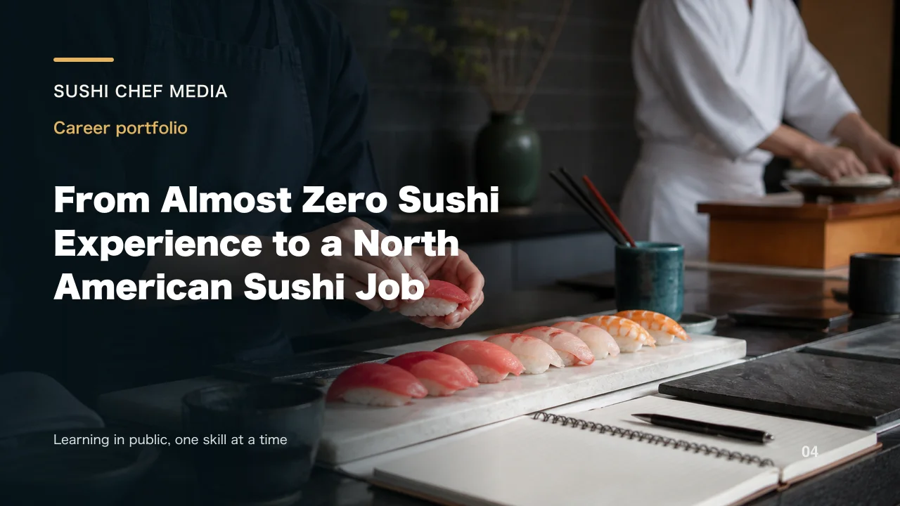 From Almost Zero Sushi Experience to a North American Sushi Job