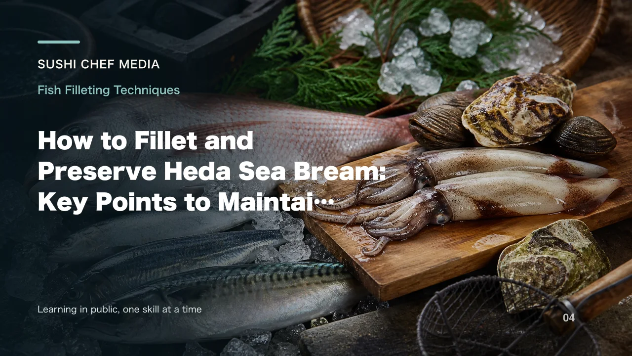 How to Fillet and Preserve Heda Sea Bream: Key Points to Maintain Freshness