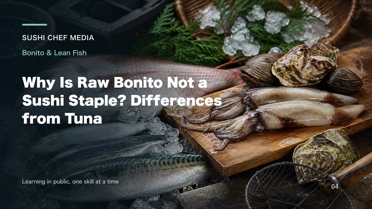 Why Is Raw Bonito Not a Sushi Staple? Differences from Tuna