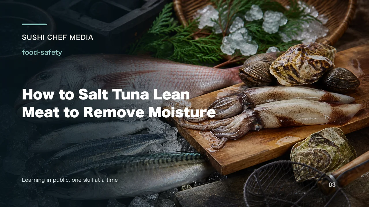 How to Salt Tuna Lean Meat to Remove Moisture