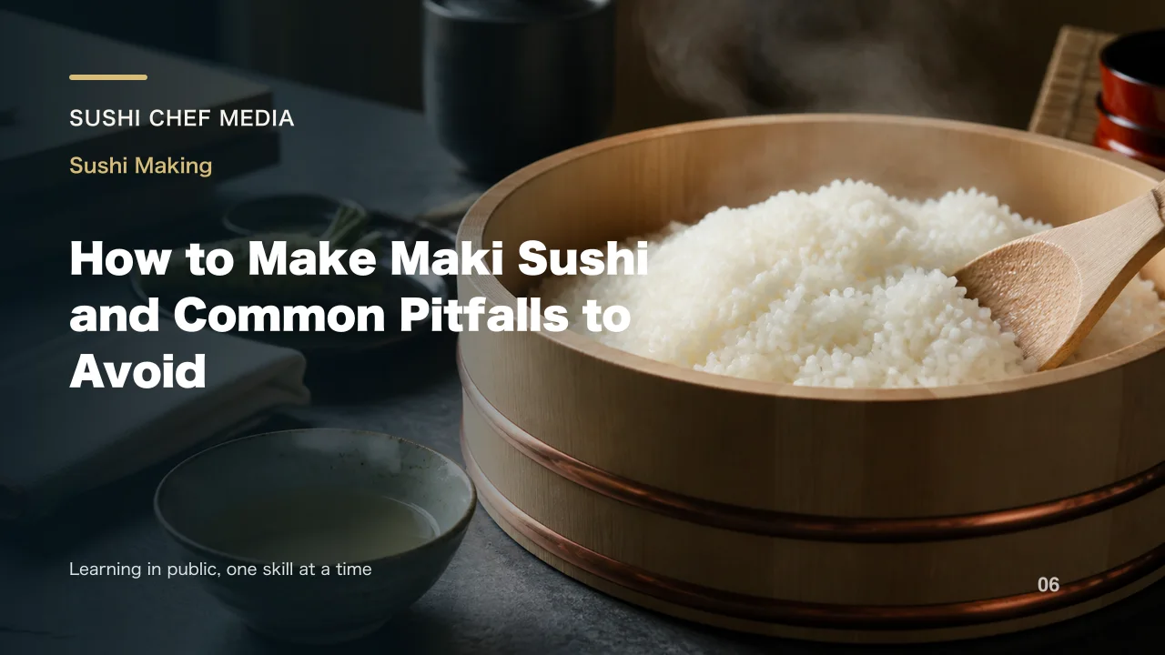 How to Make Maki Sushi and Common Pitfalls to Avoid