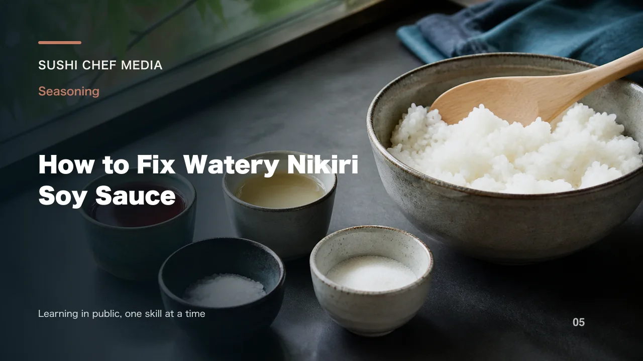 How to Fix Watery Nikiri Soy Sauce