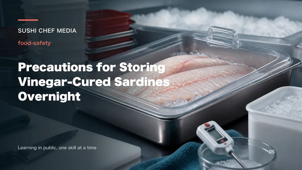 Precautions for Storing Vinegar-Cured Sardines Overnight