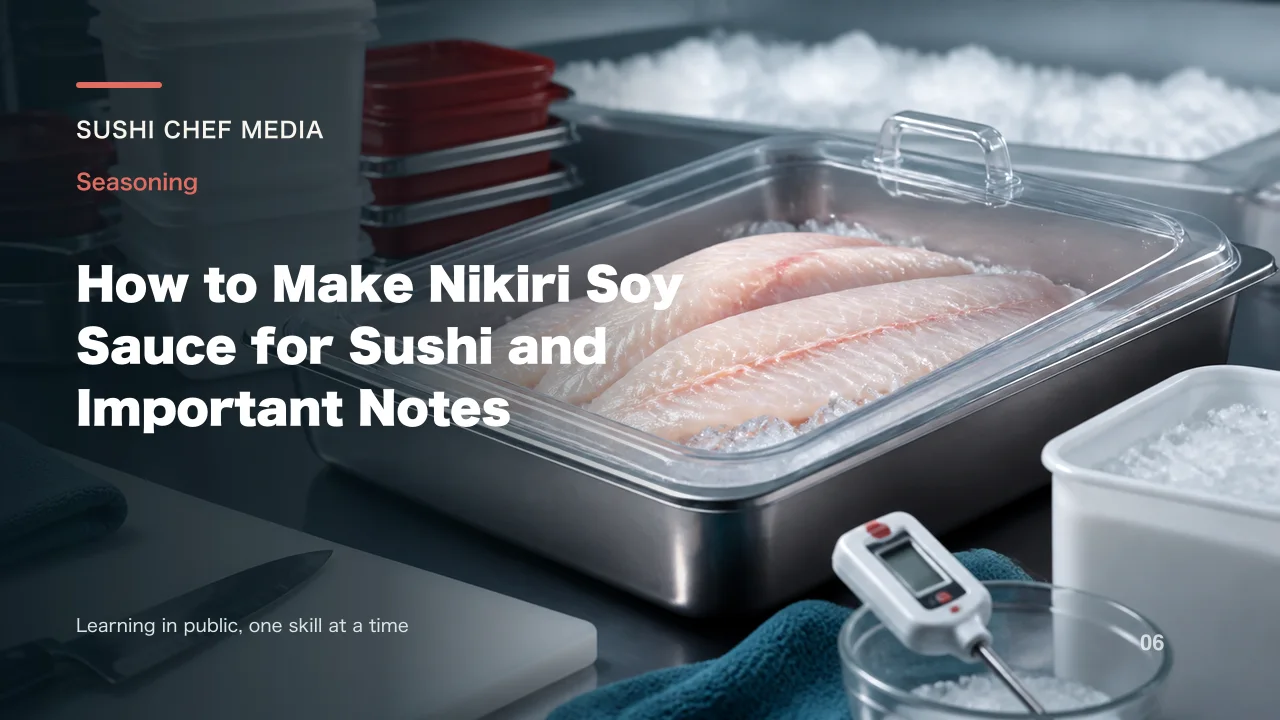 How to Make Nikiri Soy Sauce for Sushi and Important Notes