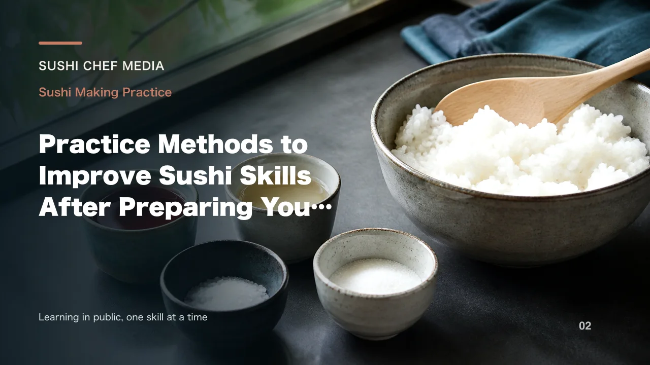Practice Methods to Improve Sushi Skills After Preparing Your Tools