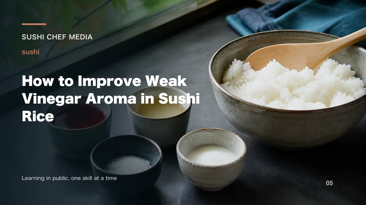 How to Improve Weak Vinegar Aroma in Sushi Rice