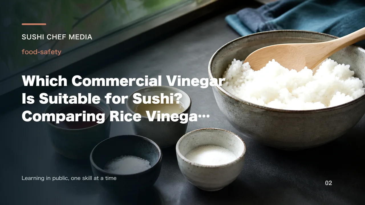 Which Commercial Vinegar Is Suitable for Sushi? Comparing Rice Vinegar and Grain Vinegar