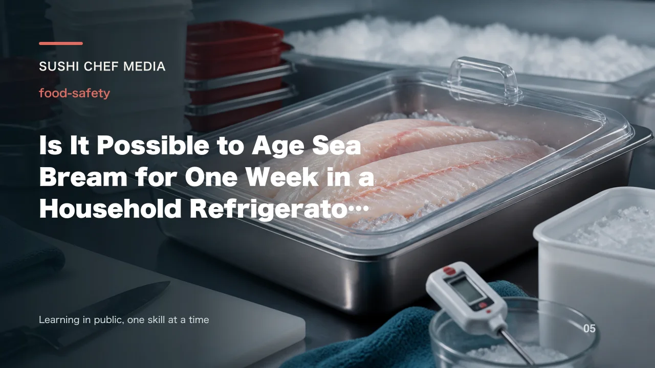 Is It Possible to Age Sea Bream for One Week in a Household Refrigerator and Eat It Raw?
