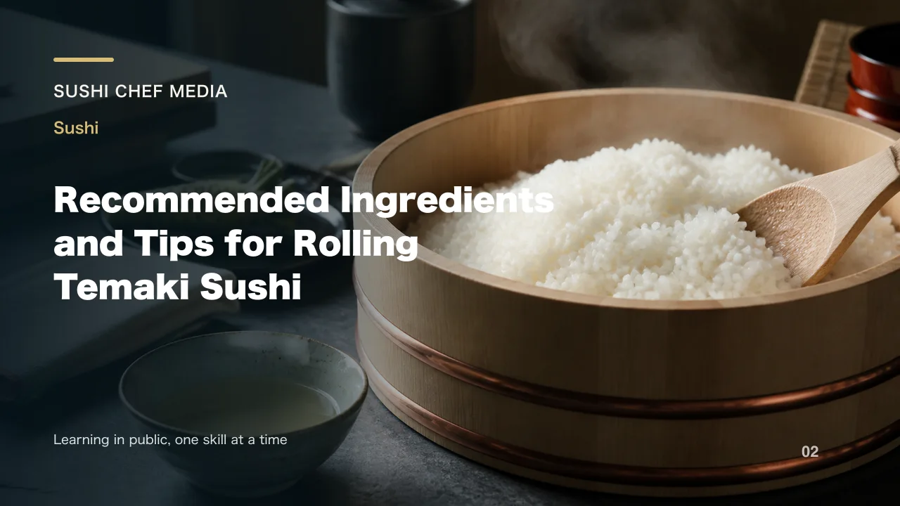 Recommended Ingredients and Tips for Rolling Temaki Sushi