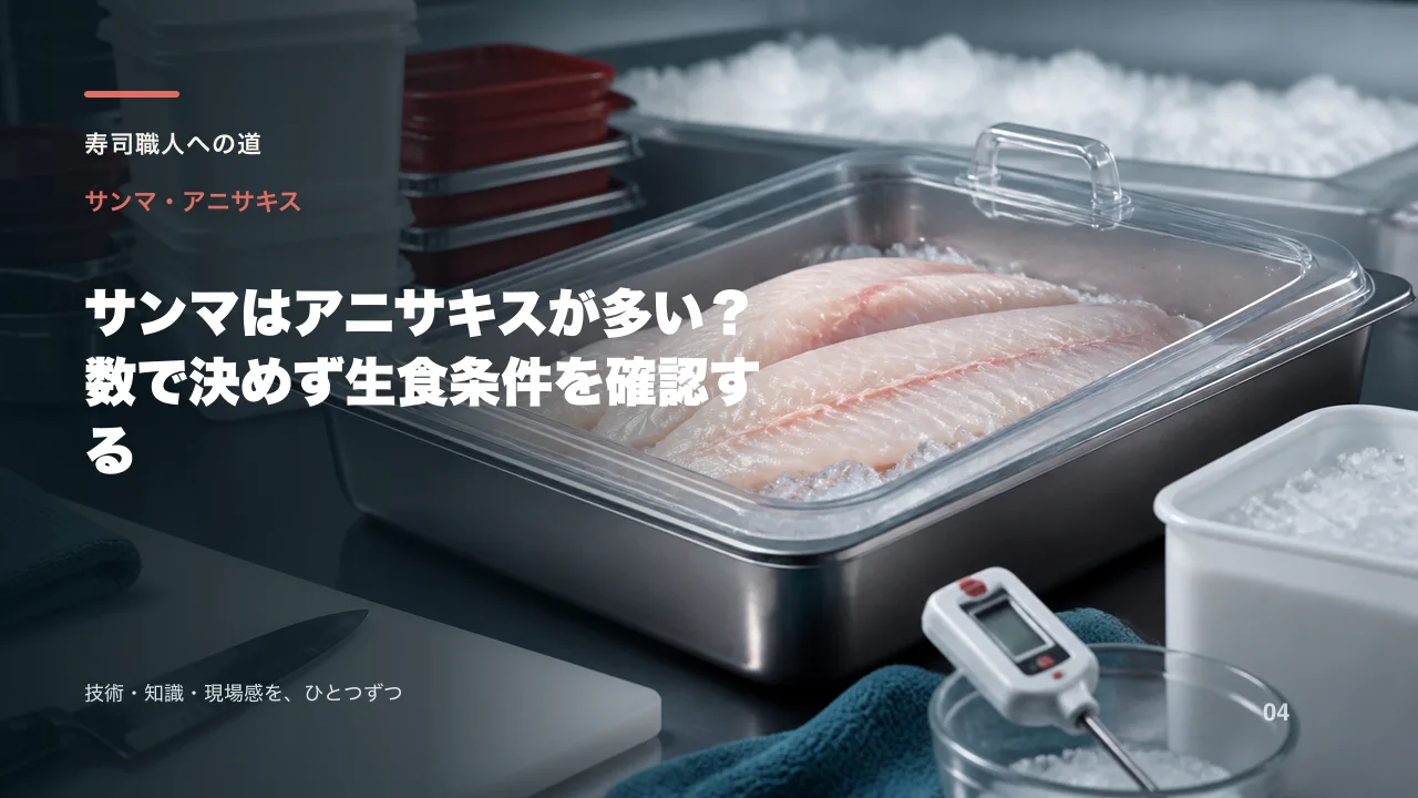 サンマはアニサキスが多い?数で決めず生食条件を確認する