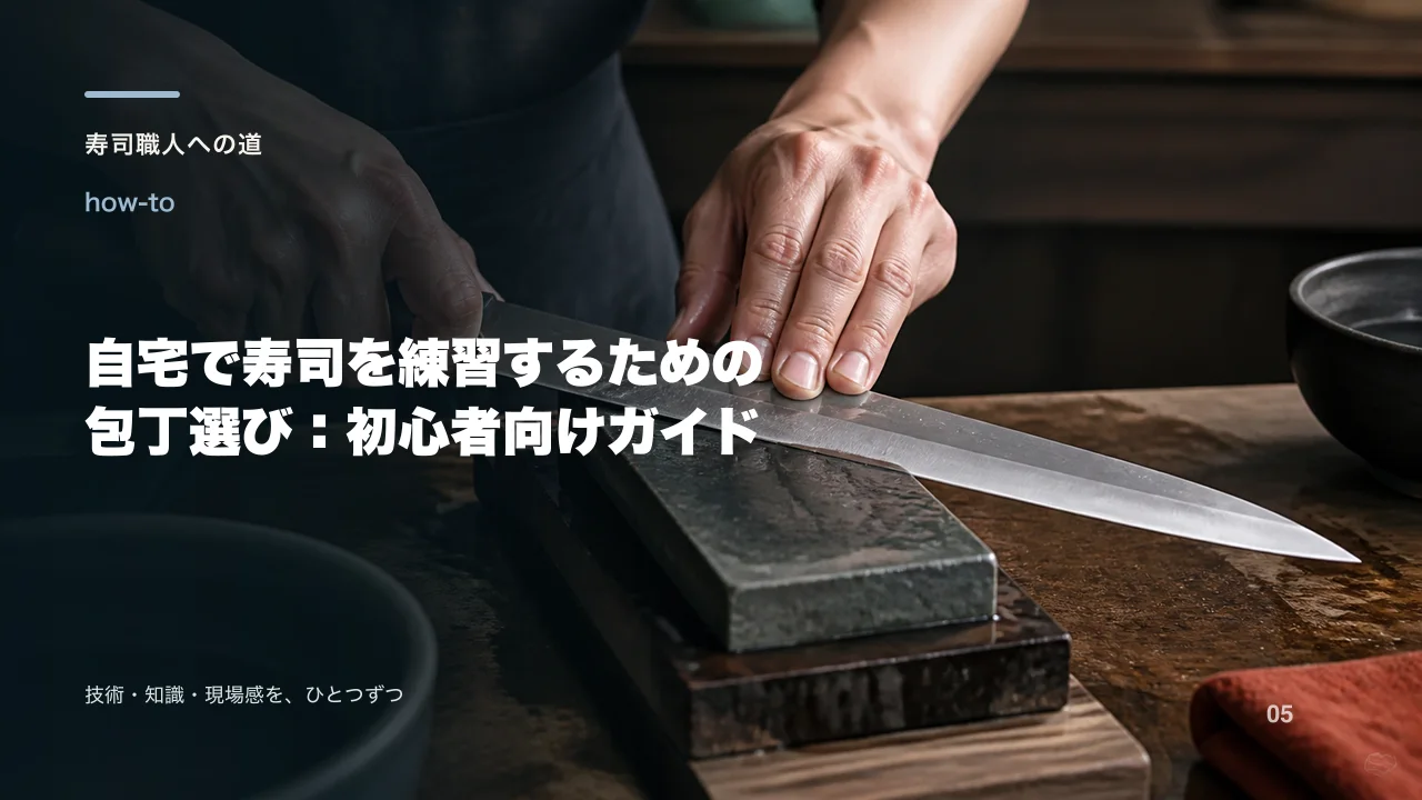 自宅で寿司を練習するための包丁選び:初心者向けガイド