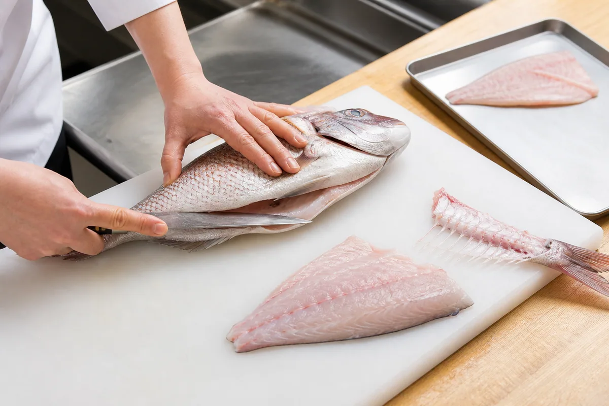 魚のさばき方と三枚おろし初心者ガイドに関連する魚の下処理のイメージ
